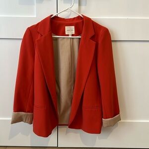 Silence & Noise- red blazer